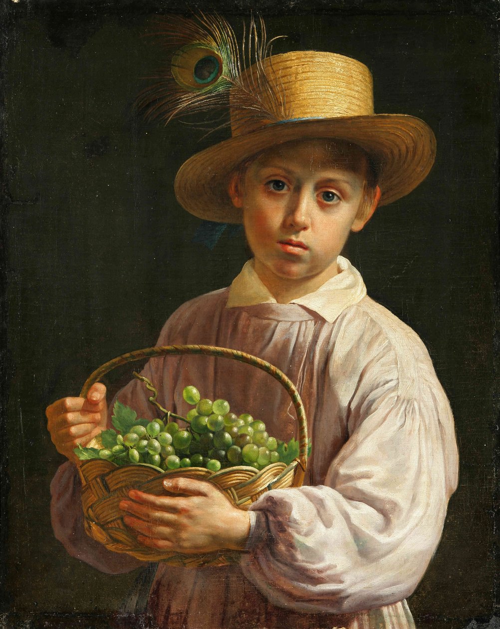 Jan Chrucki. Garçon au Salamianym kapielušy, XIX. - Ivan Khrutsky