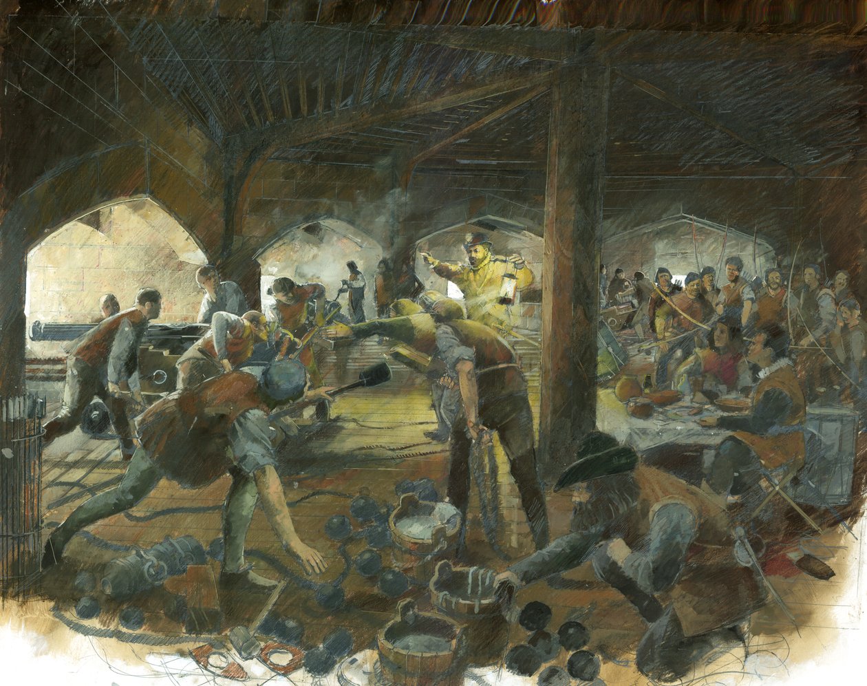 Gun Deck, Château de Pendennis - Ivan Lapper