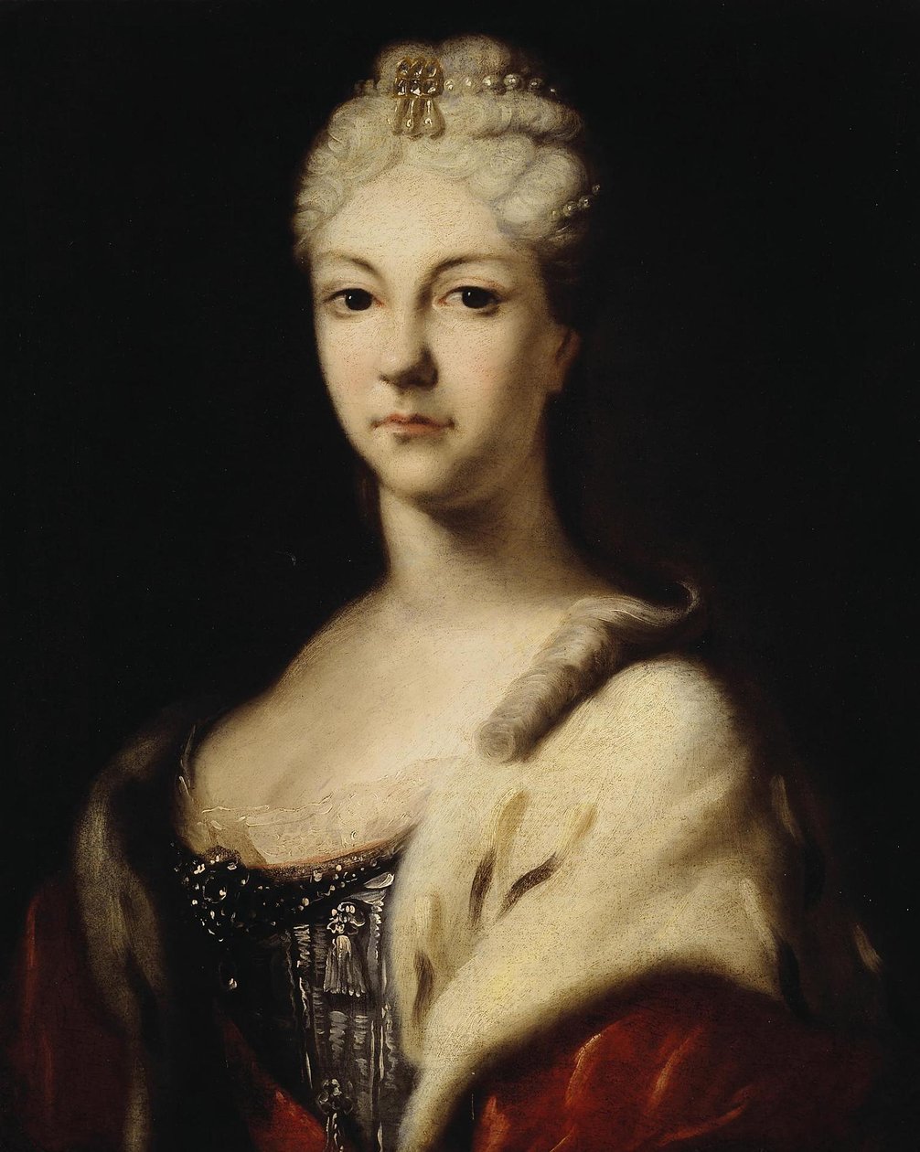 Portrait de Tsarevna Natalia Alexeyevna - Ivan Nikitich Nikitin