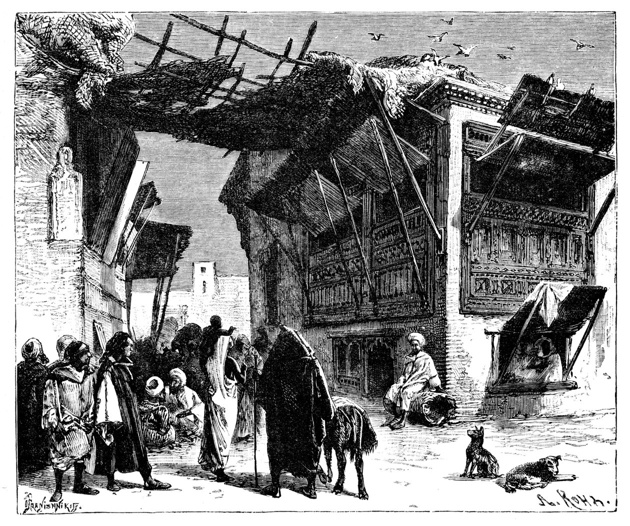 Une école à Fès, Maroc, 1895 - Ivan Pranishnikoff