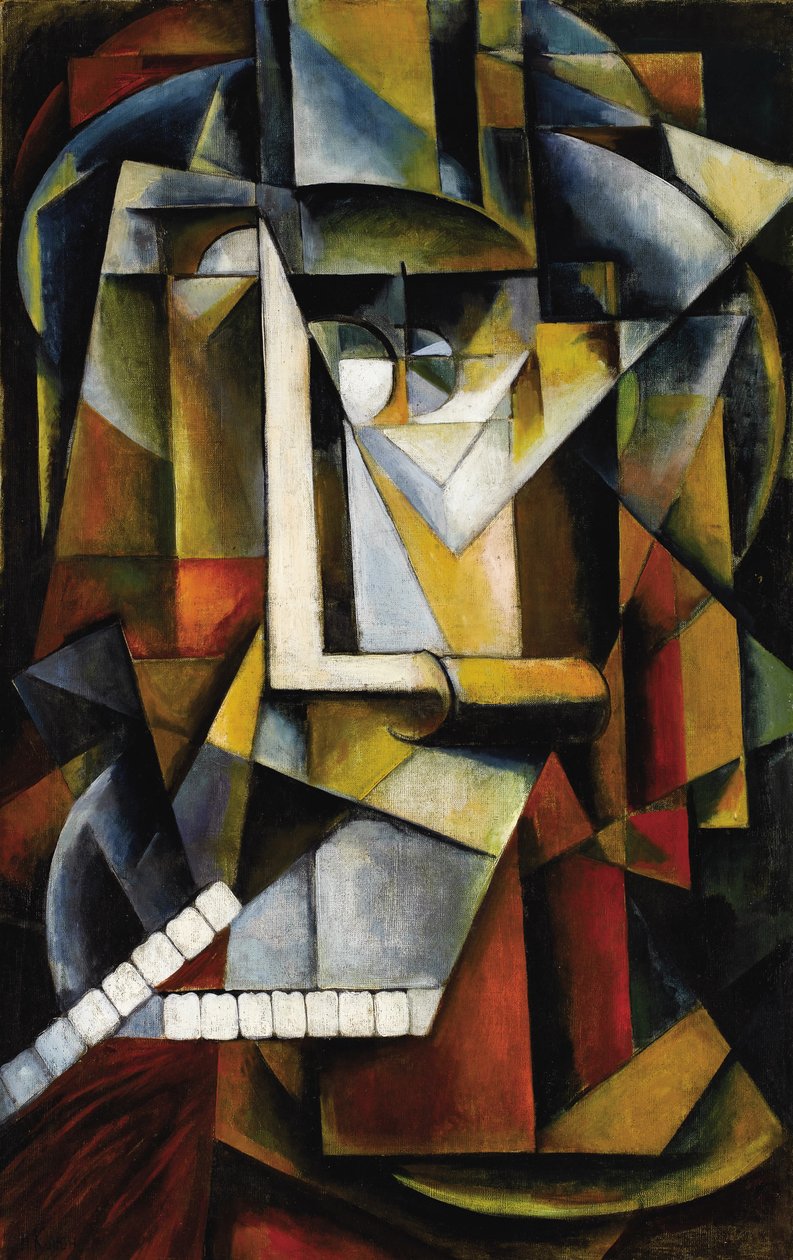 Composition cubiste abstraite - Ivan Vassilyevich Klyun