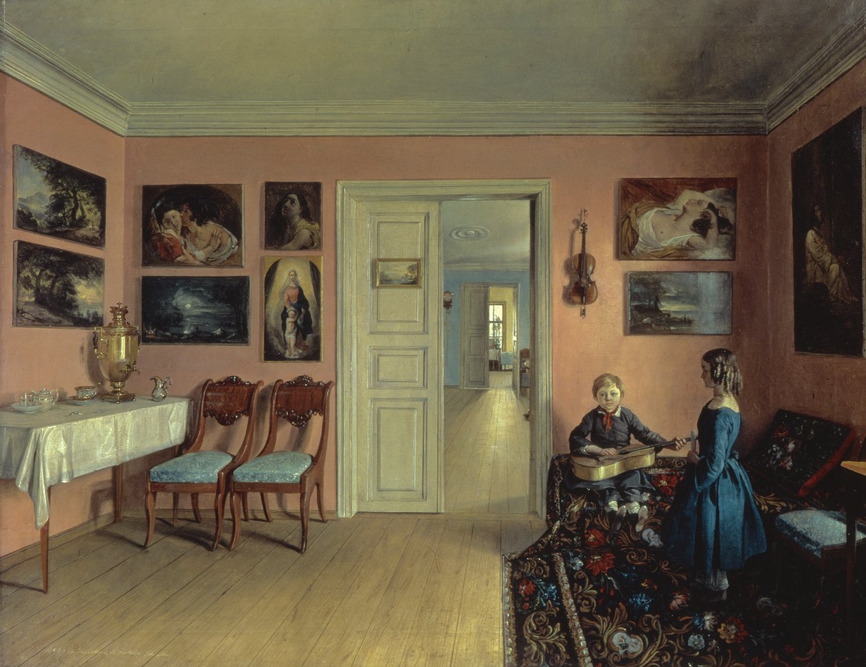 Dans la chambre de l