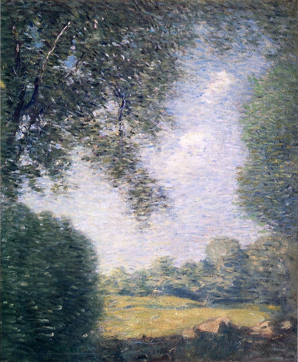 Arbres surplombants - J. Alden Weir