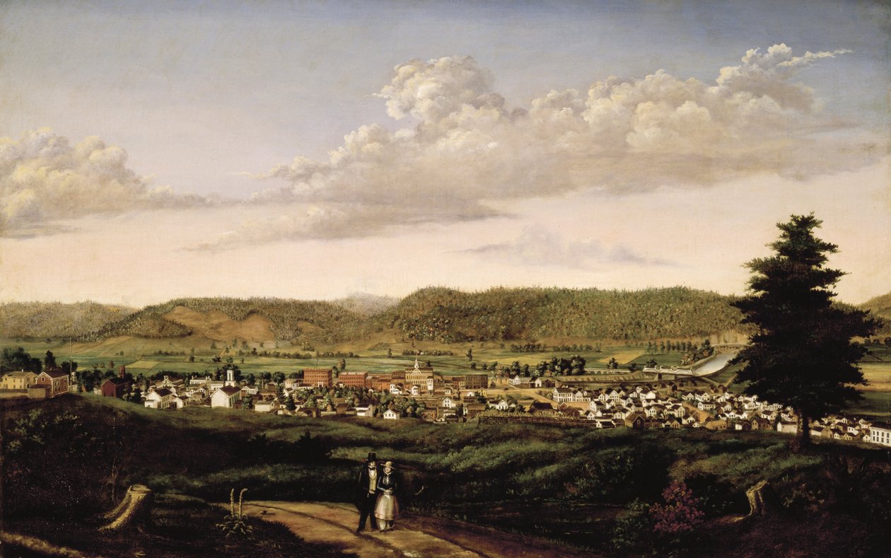 Scène de Corning, New York - J. S. Jennings