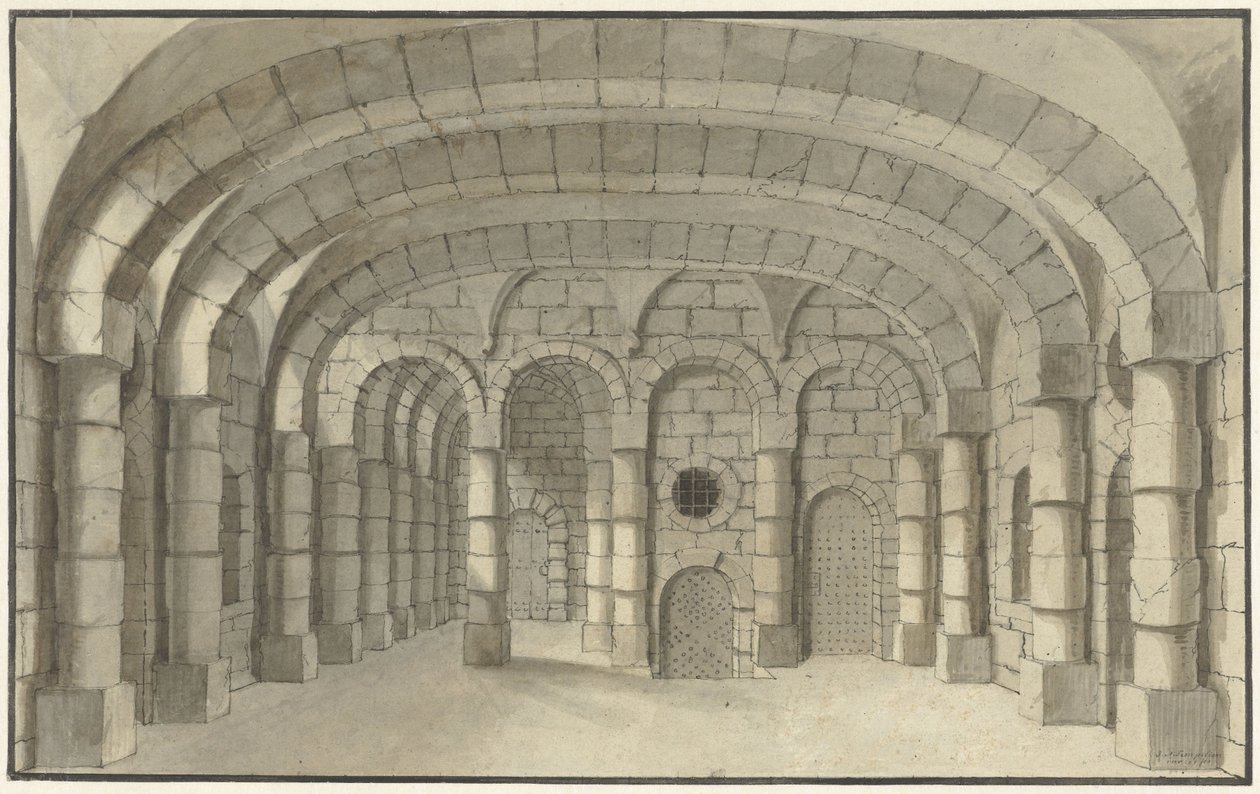 Décor de prison - J.A. Tempelier