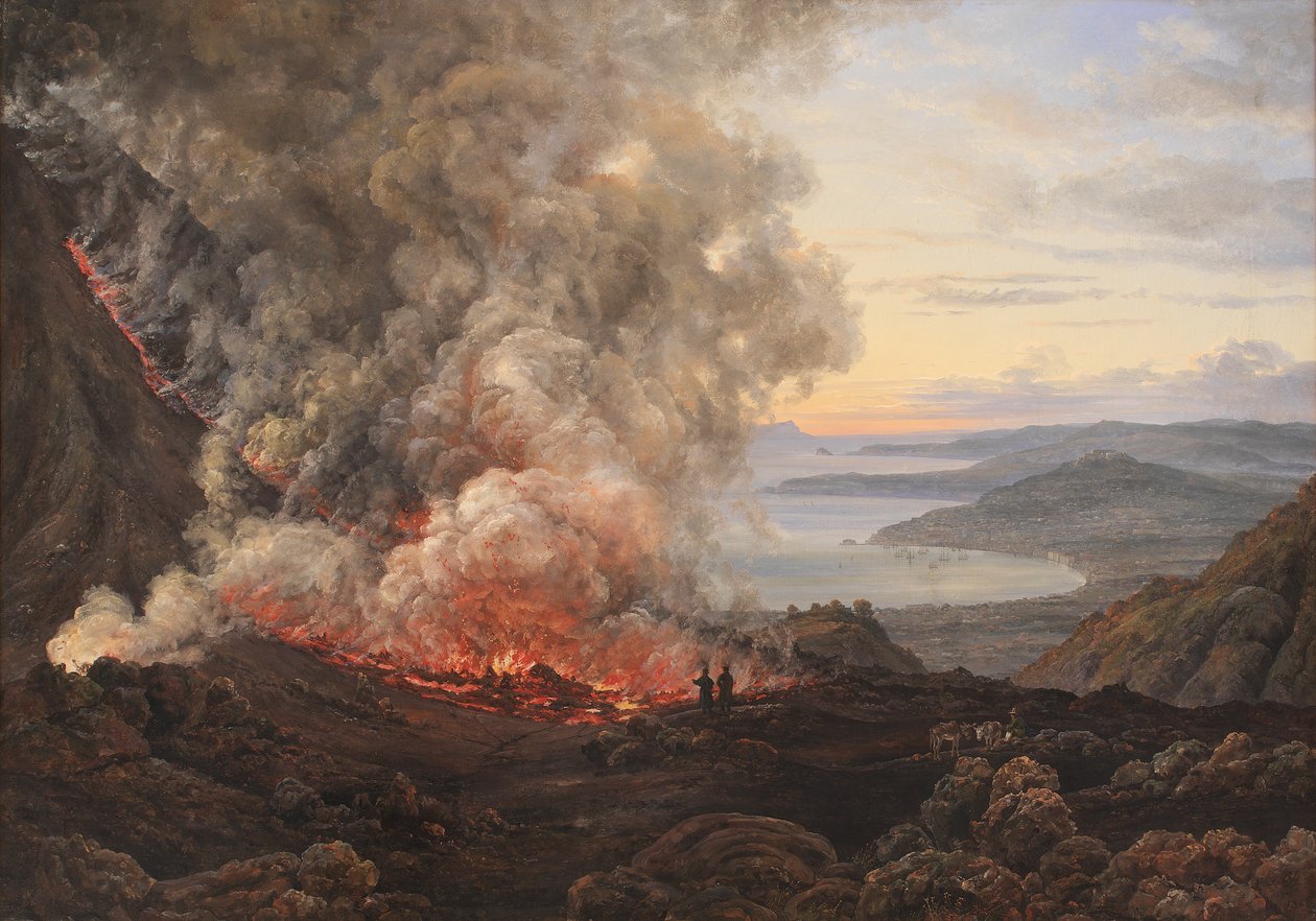 Éruption du volcan Vésuve - Johan Christian Dahl