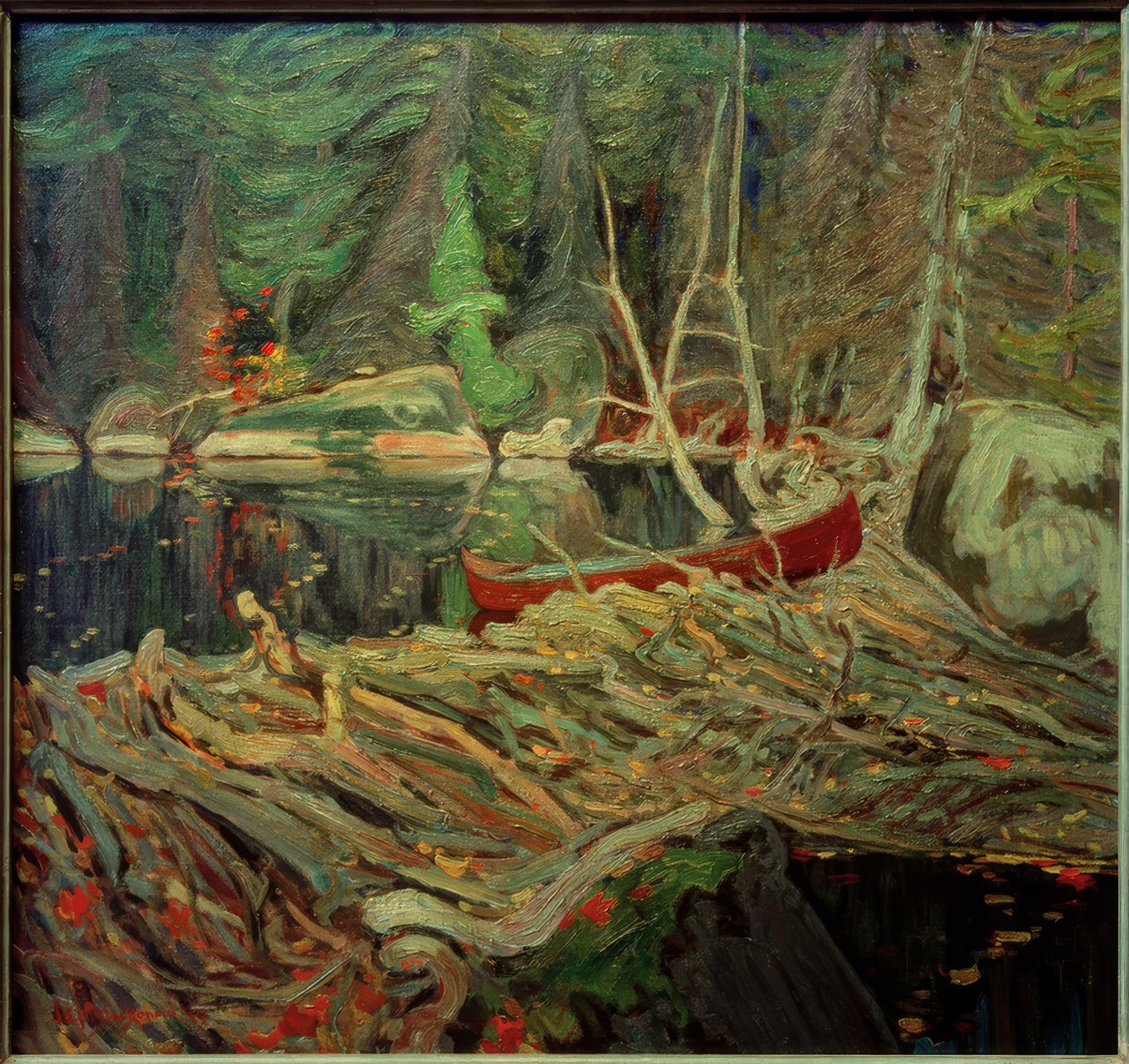 Le barrage de castors - J.E.H. MacDonald