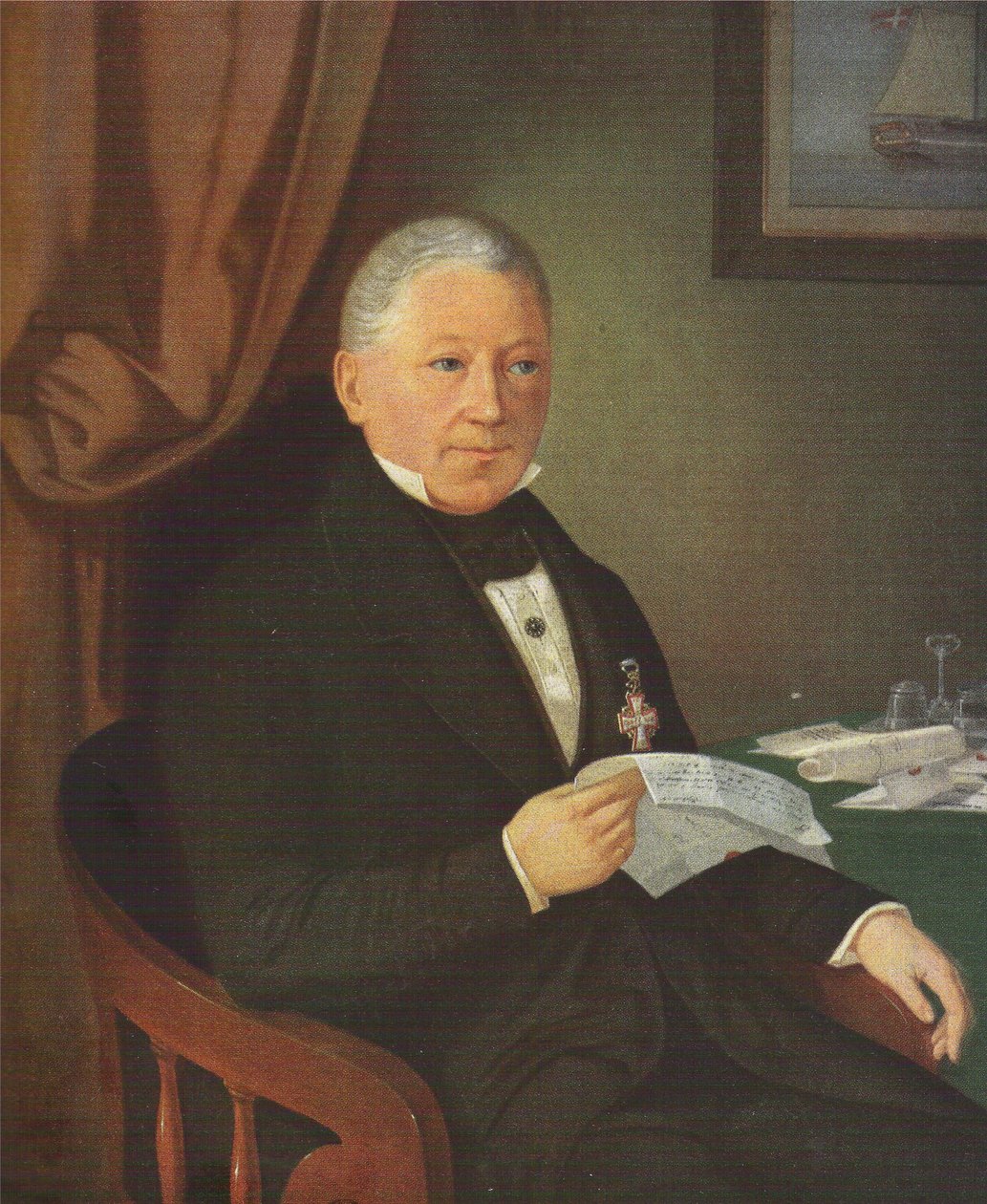 Portrait de Jacob Holm (1770-1845) - J.F. Møller