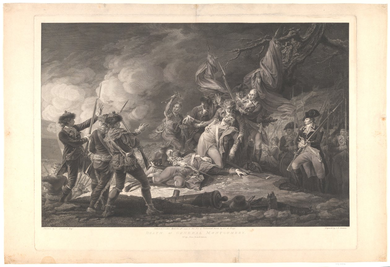 La mort du général Montgomery - J.F. Clemens