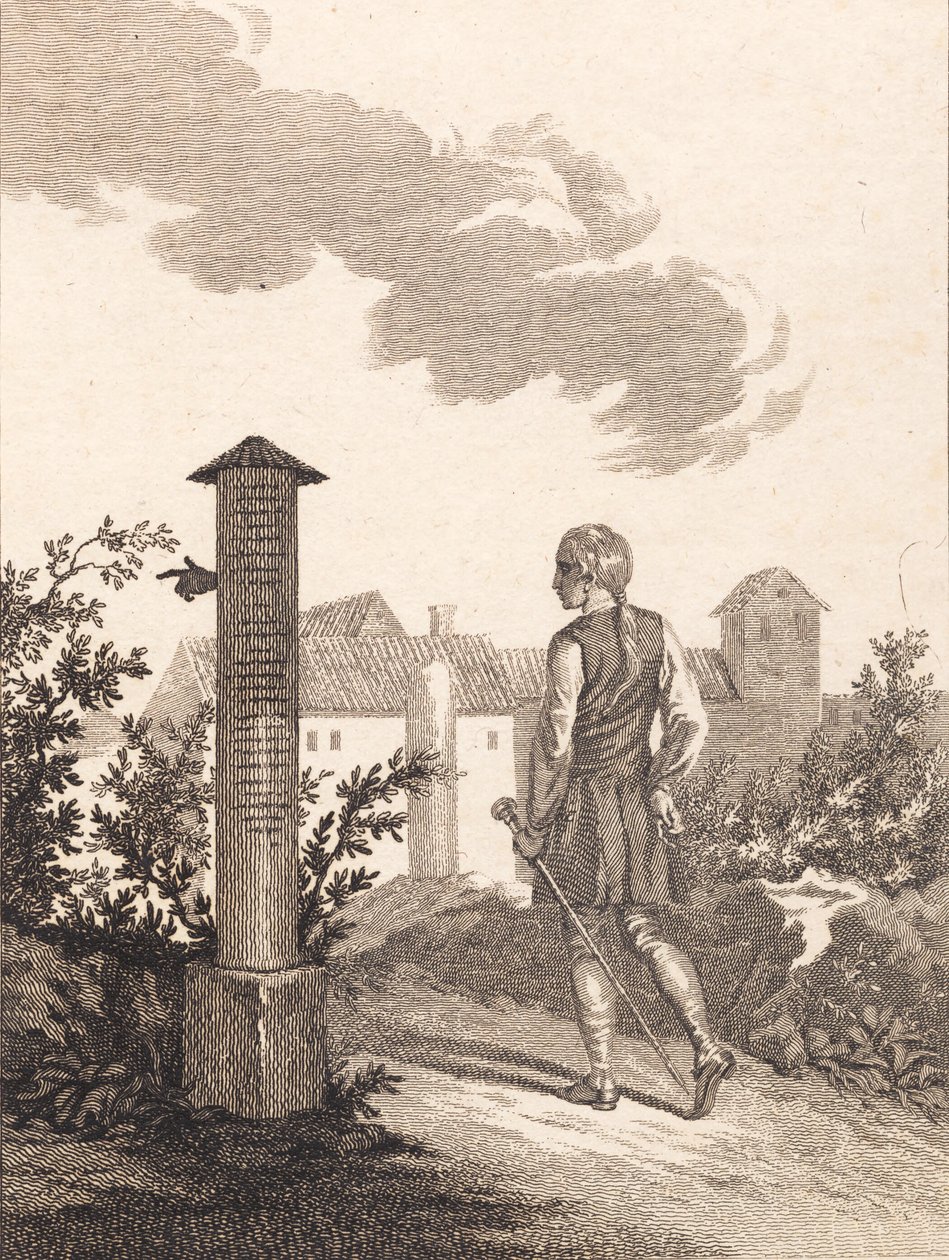 Niels Klim courant à Potu - J.F. Clemens