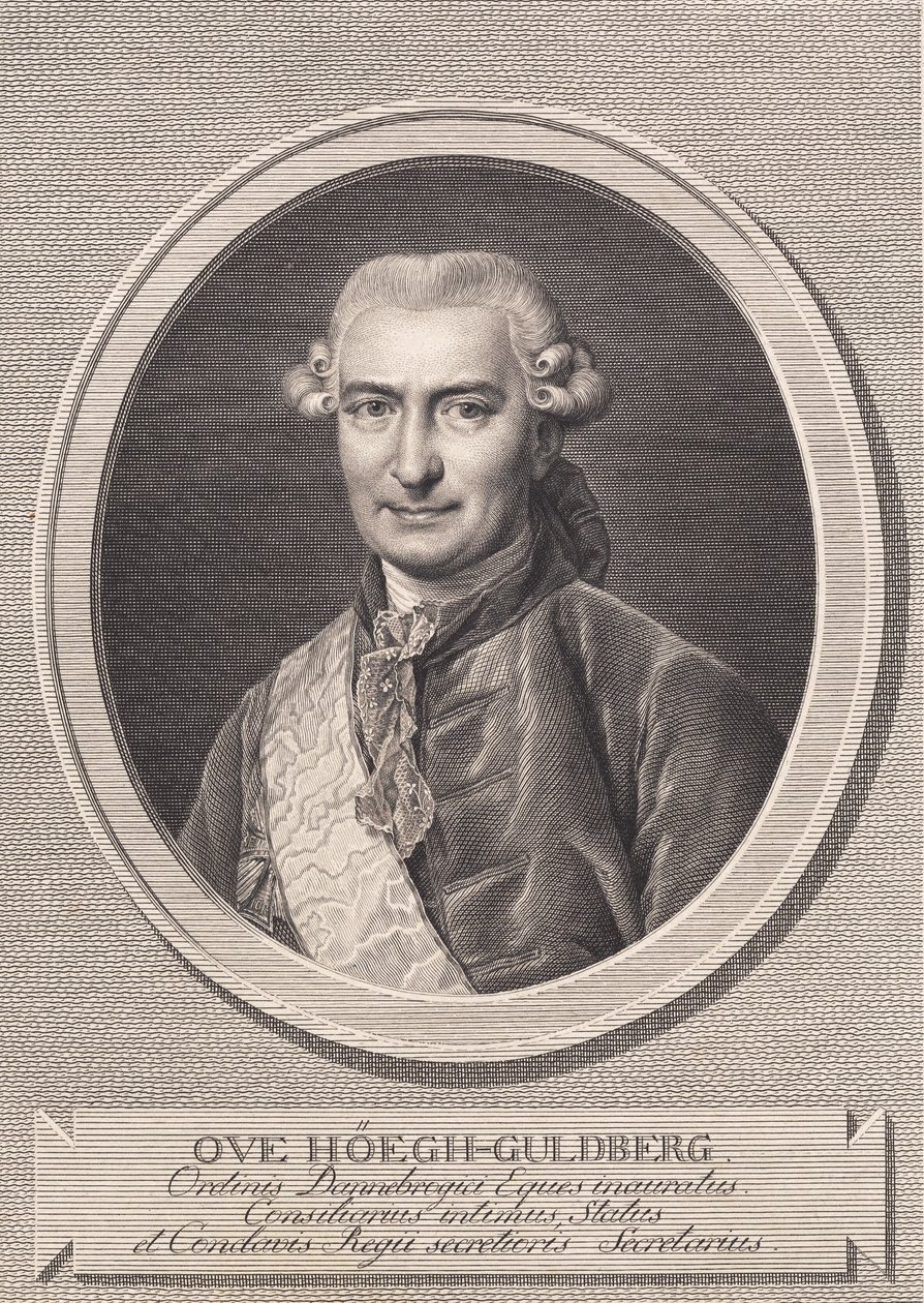 Portrait de Ove Høegh-Guldberg - J.F. Clemens