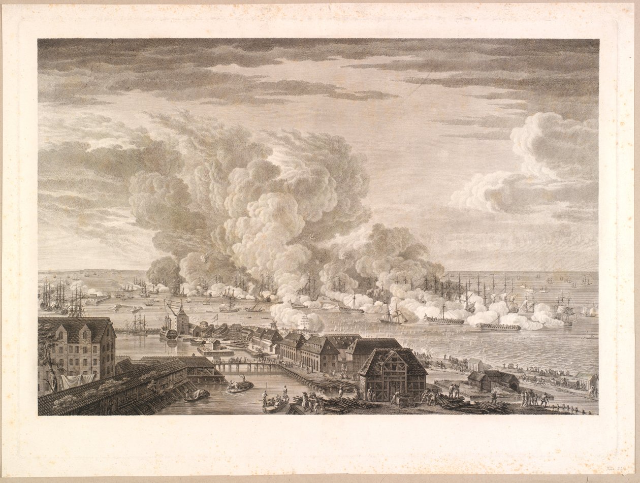 La bataille de Reden, 2 avril 1801 - J.F. Clemens