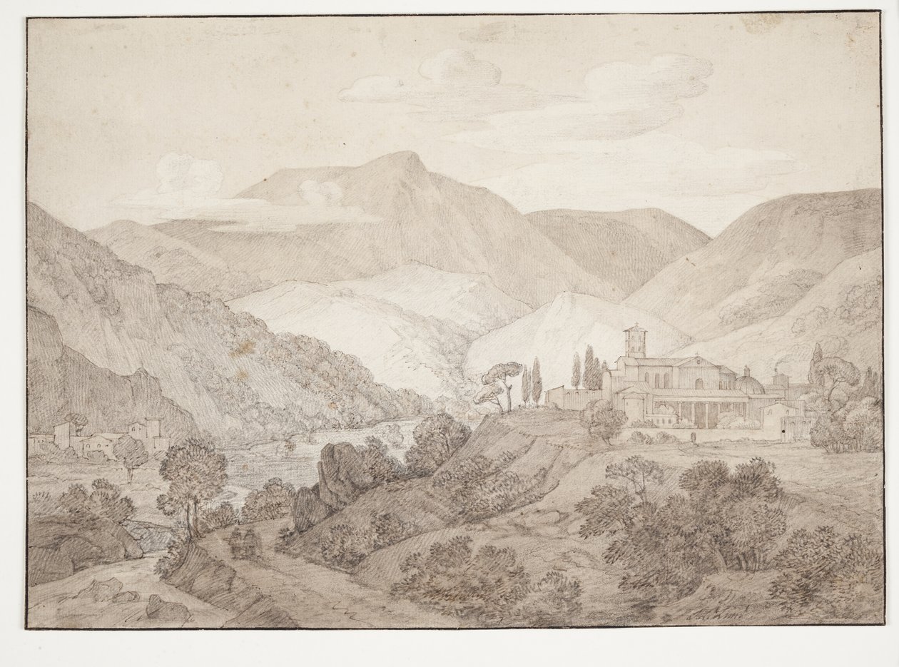 Couvent des Capucins à Spoleto - J.L. Lund