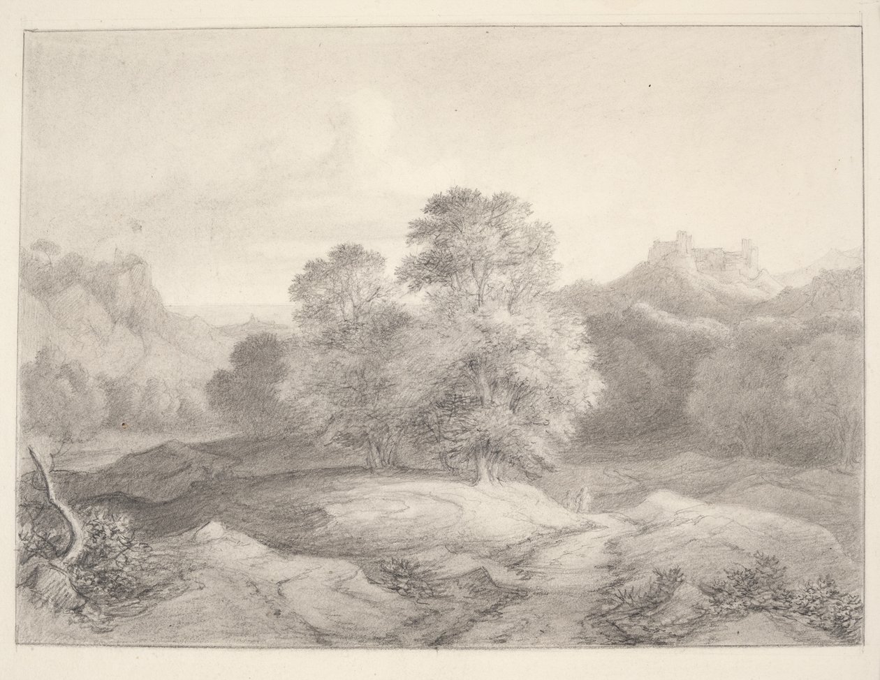 Paysage des environs de Rome - J.L. Lund