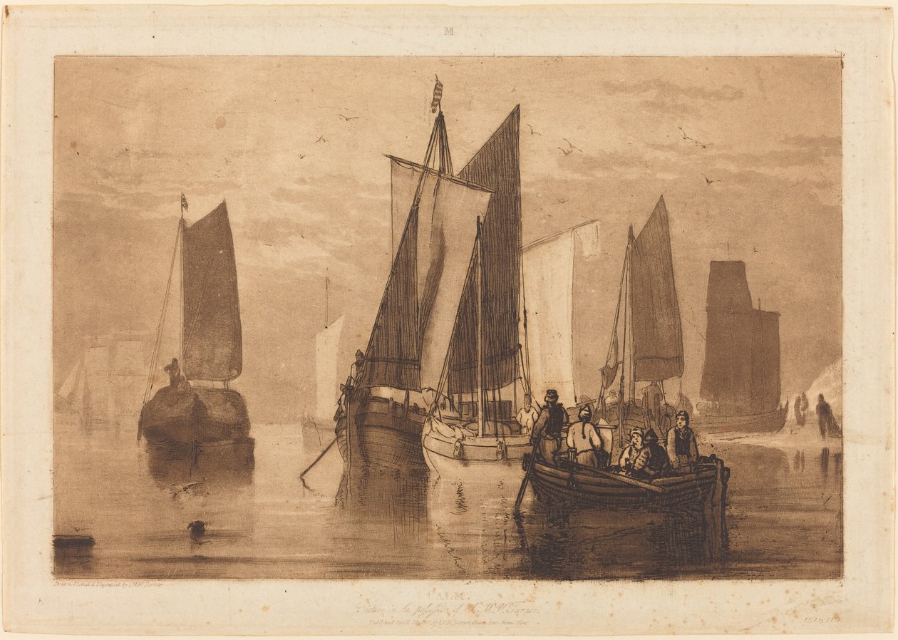 Calme, publié en 1812 - Joseph Mallord William Turner