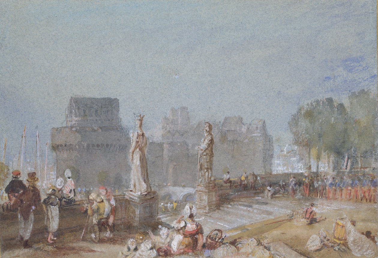 Château de Nantes, vers 1830 - Joseph Mallord William Turner