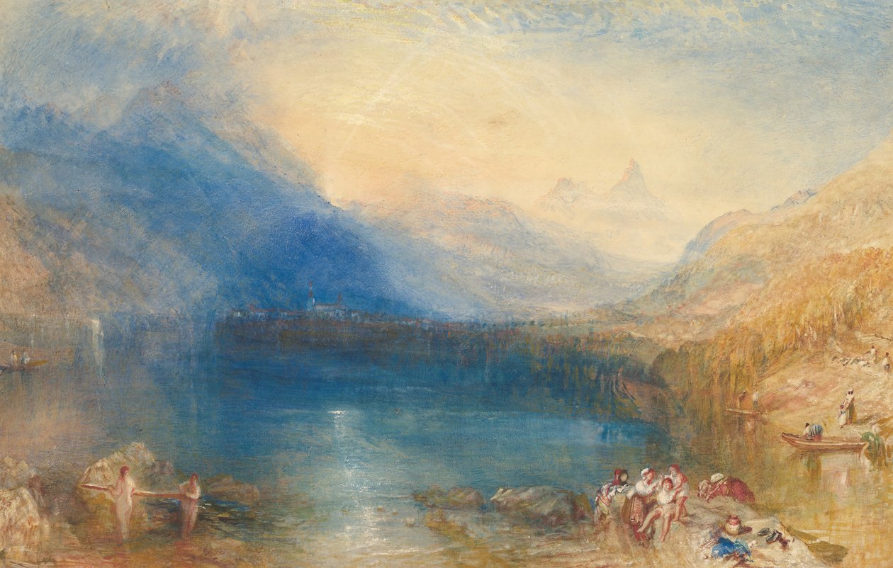 Le lac de Zoug, 1843 - Joseph Mallord William Turner