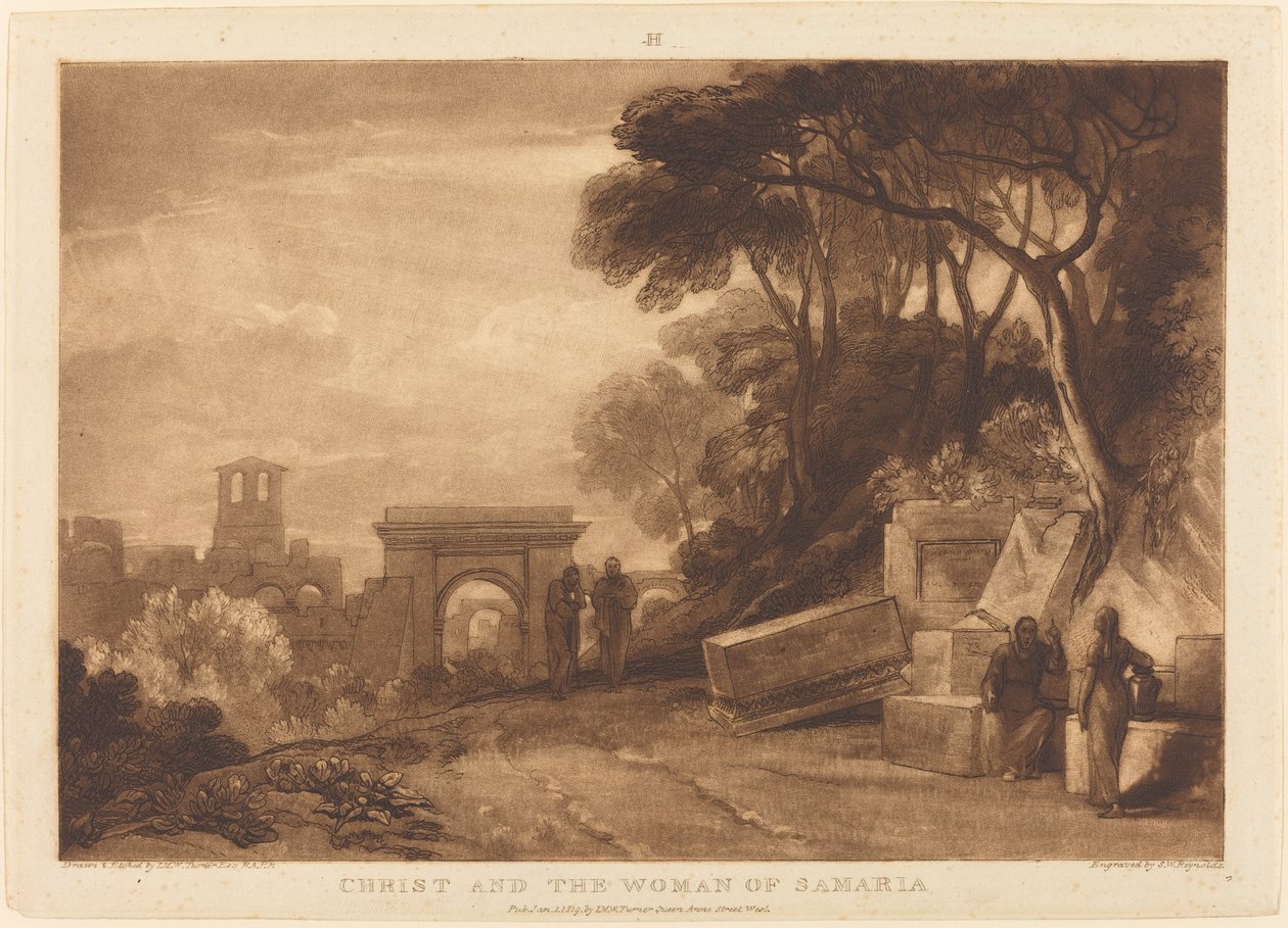 La femme de Samarie - Joseph Mallord William Turner