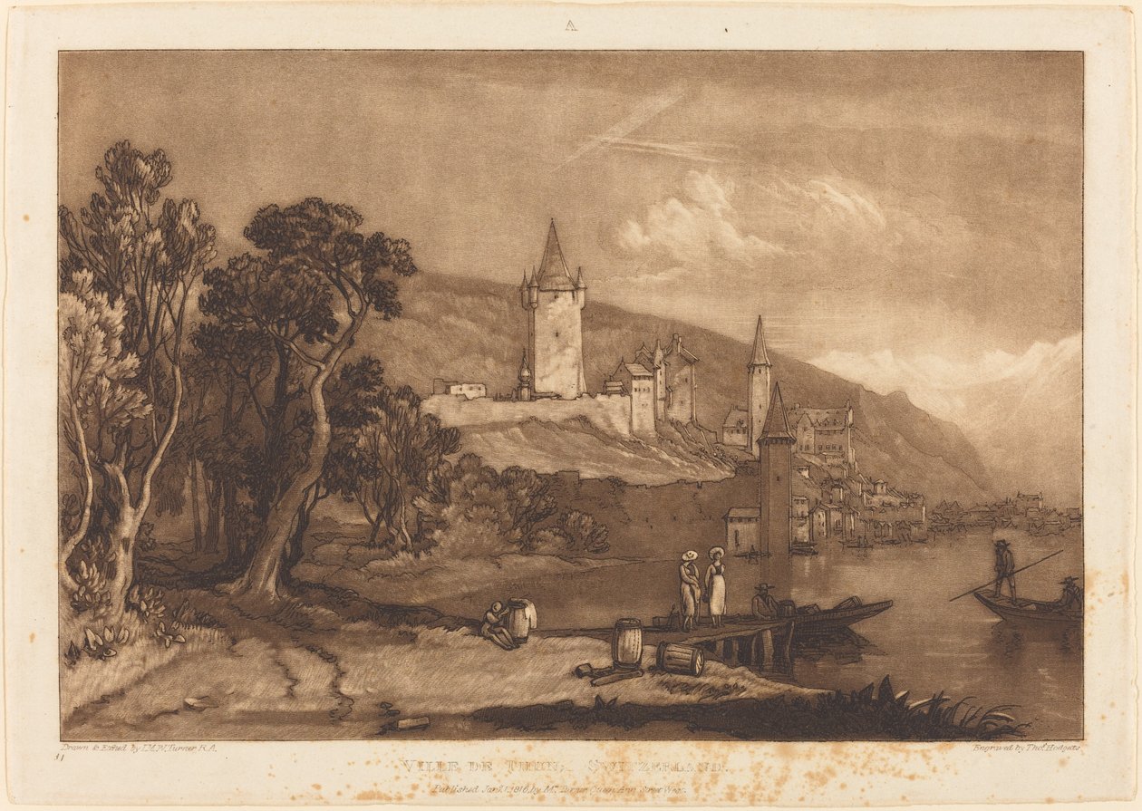 Ville de Thoune - Joseph Mallord William Turner