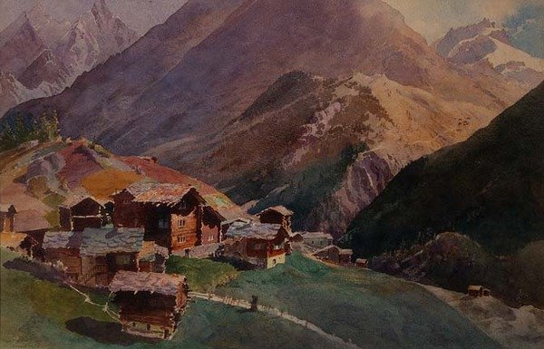 Zermatt depuis Platten - J.M. Donne