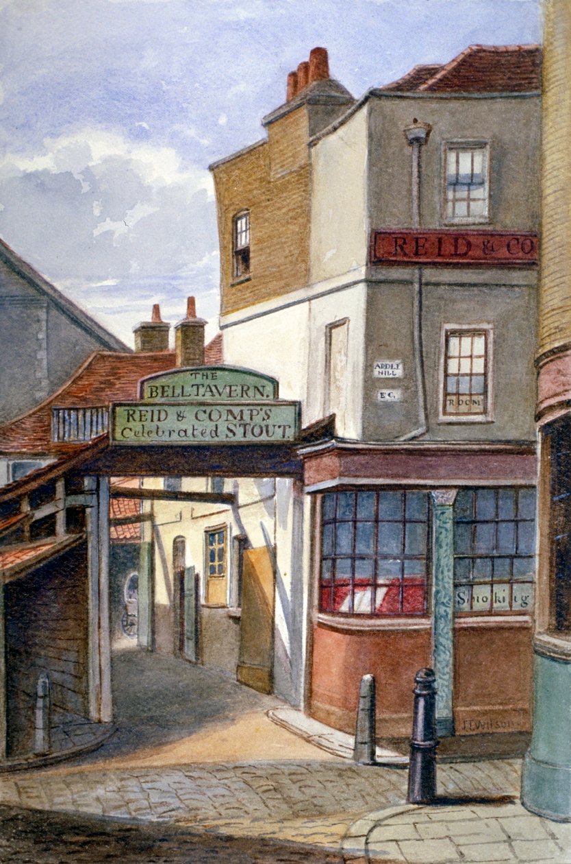 Bell Tavern, Addle Hill, Londres, 1868 - JT Wilson
