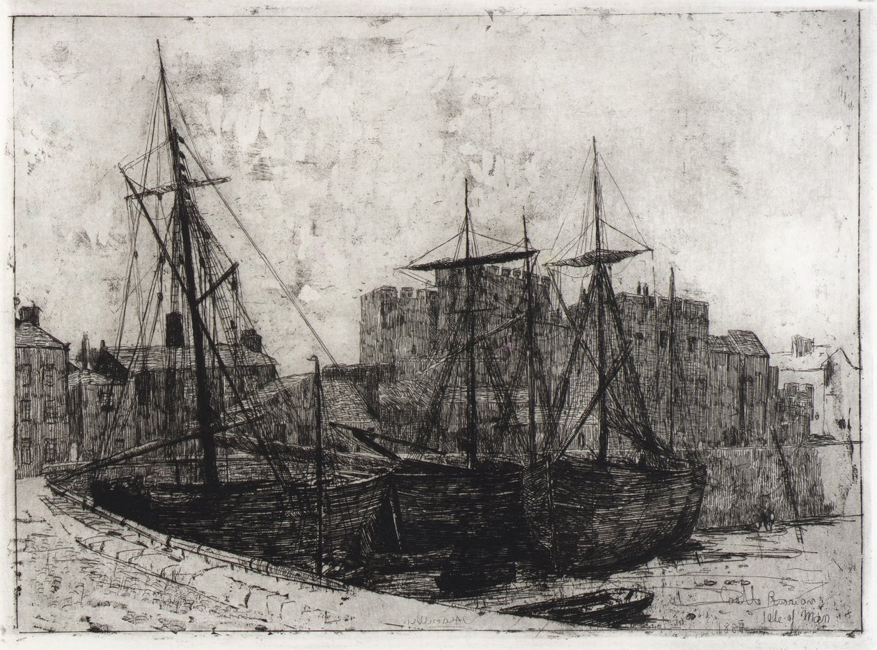 Castle Rushen--Isle of Man - J. Alden Weir