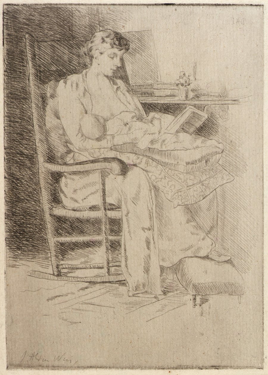 Mère et enfant n° 2 - J. Alden Weir