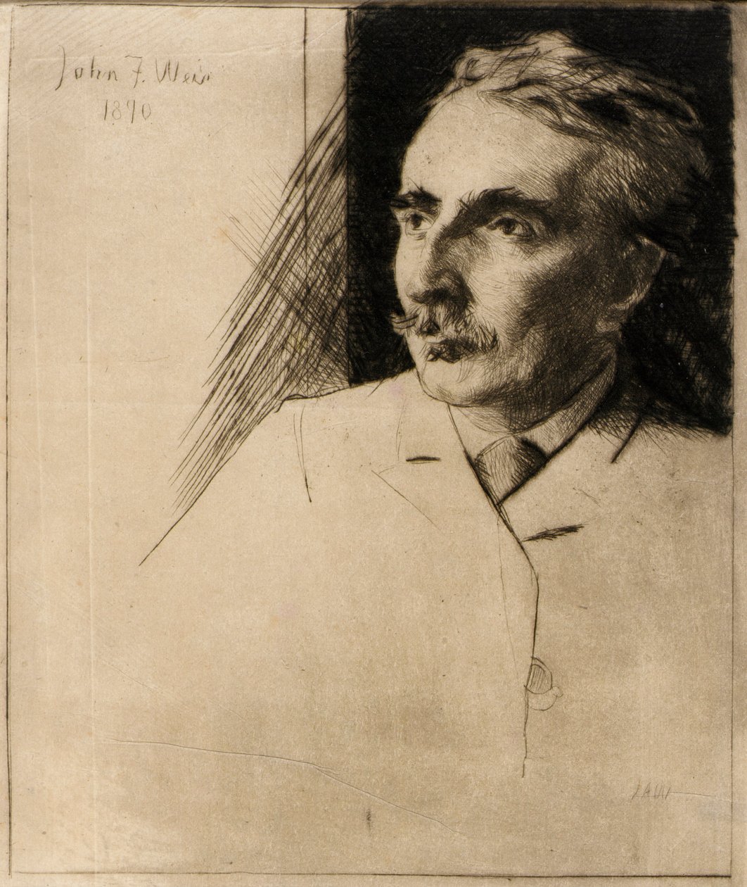 Portrait de John F. Weir - J. Alden Weir