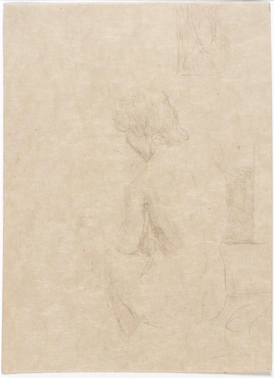 Modèle assis - J. Alden Weir
