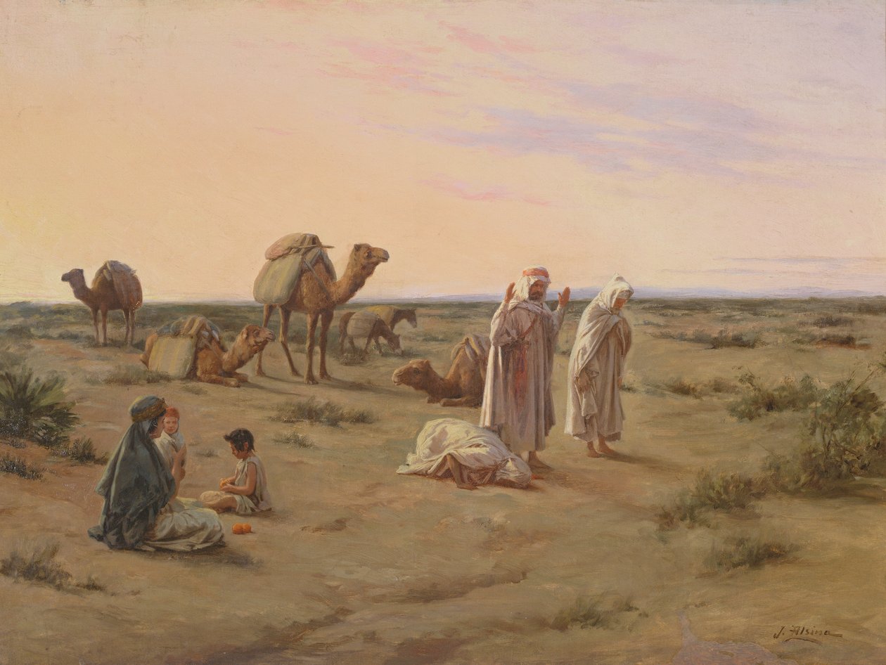 Prier dans le désert - J. Alsina