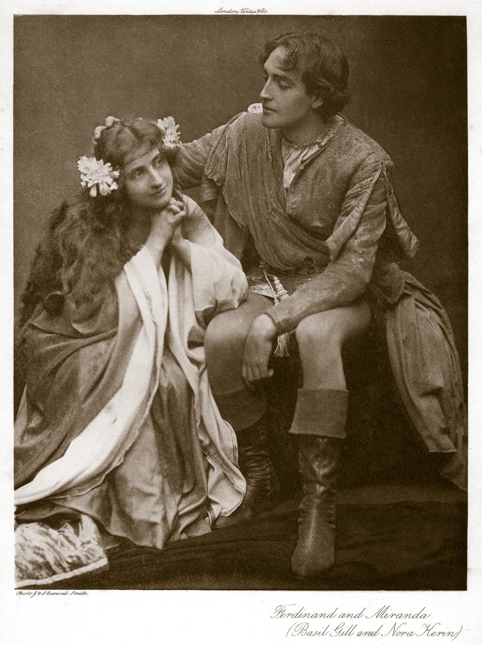 Ferdinand et Miranda, vers 1900 - J Caswall Smith