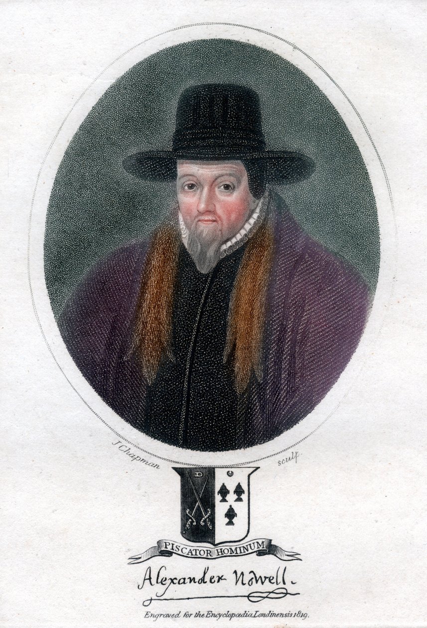 Alexander Nowell, ecclésiastique et théologien anglais, 1819 - J. Chapman