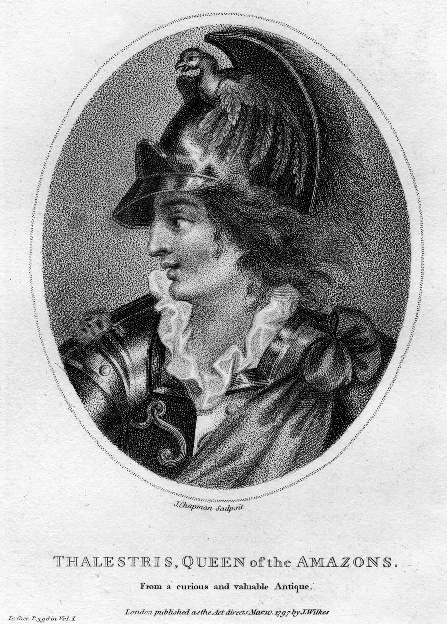 Thalestris, reine mythique des Amazones - J. Chapman