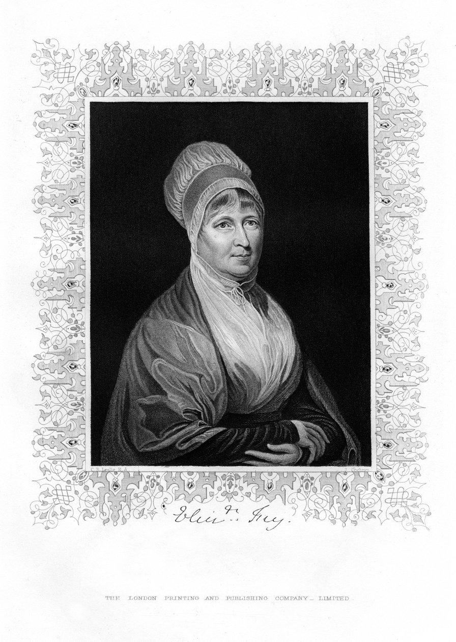 Elizabeth Fry, philanthrope britannique, 19e siècle - J. Cochran