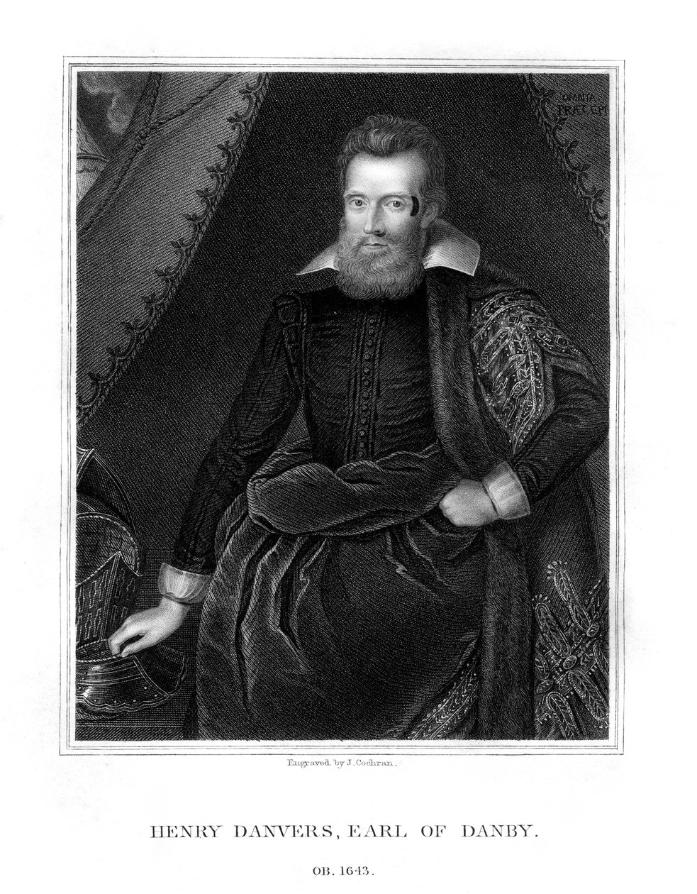 Henry Danvers, comte de Danby, 1828 - J. Cochran