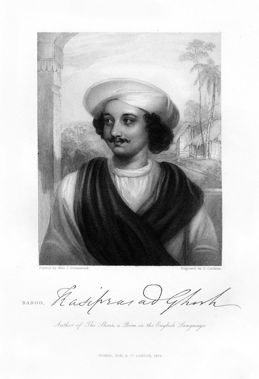 Kasi Das Prasad Ghosh, poète indien - J. Cochran