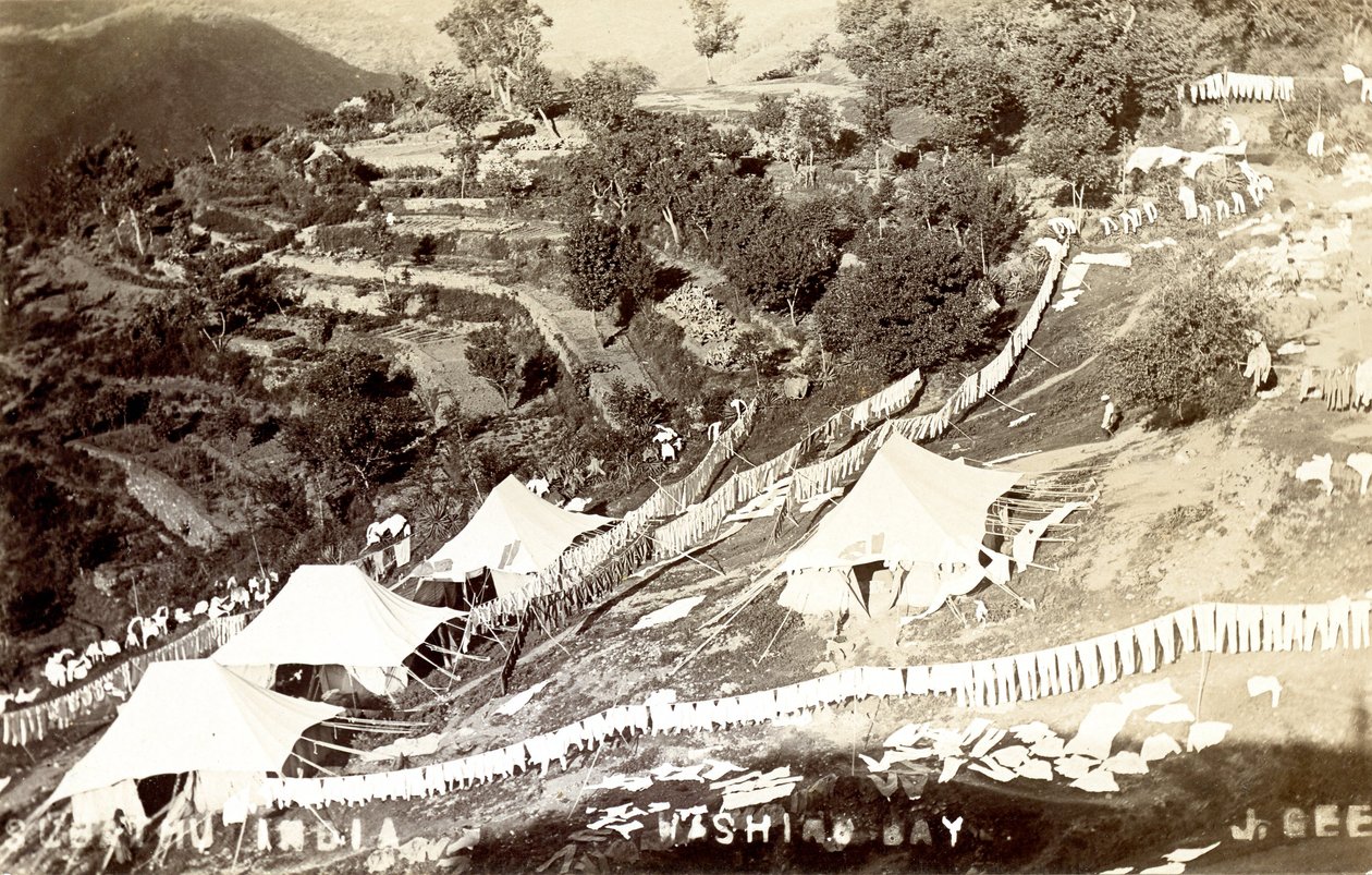 Subathu Inde Lavoir, c.1900-1930 - J. Gee