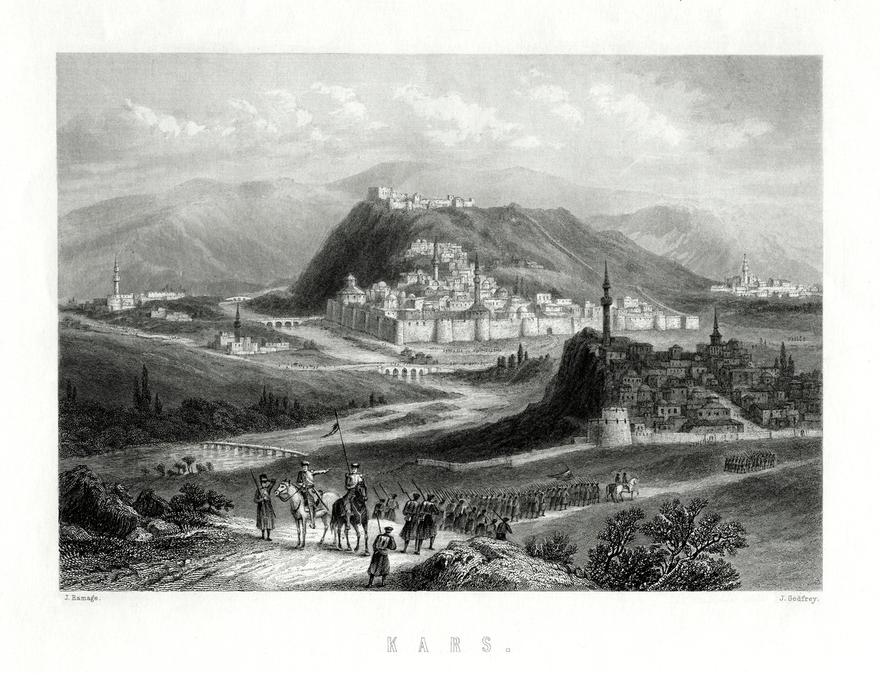 Kars, Turquie, 19ème siècle - J. Godfrey