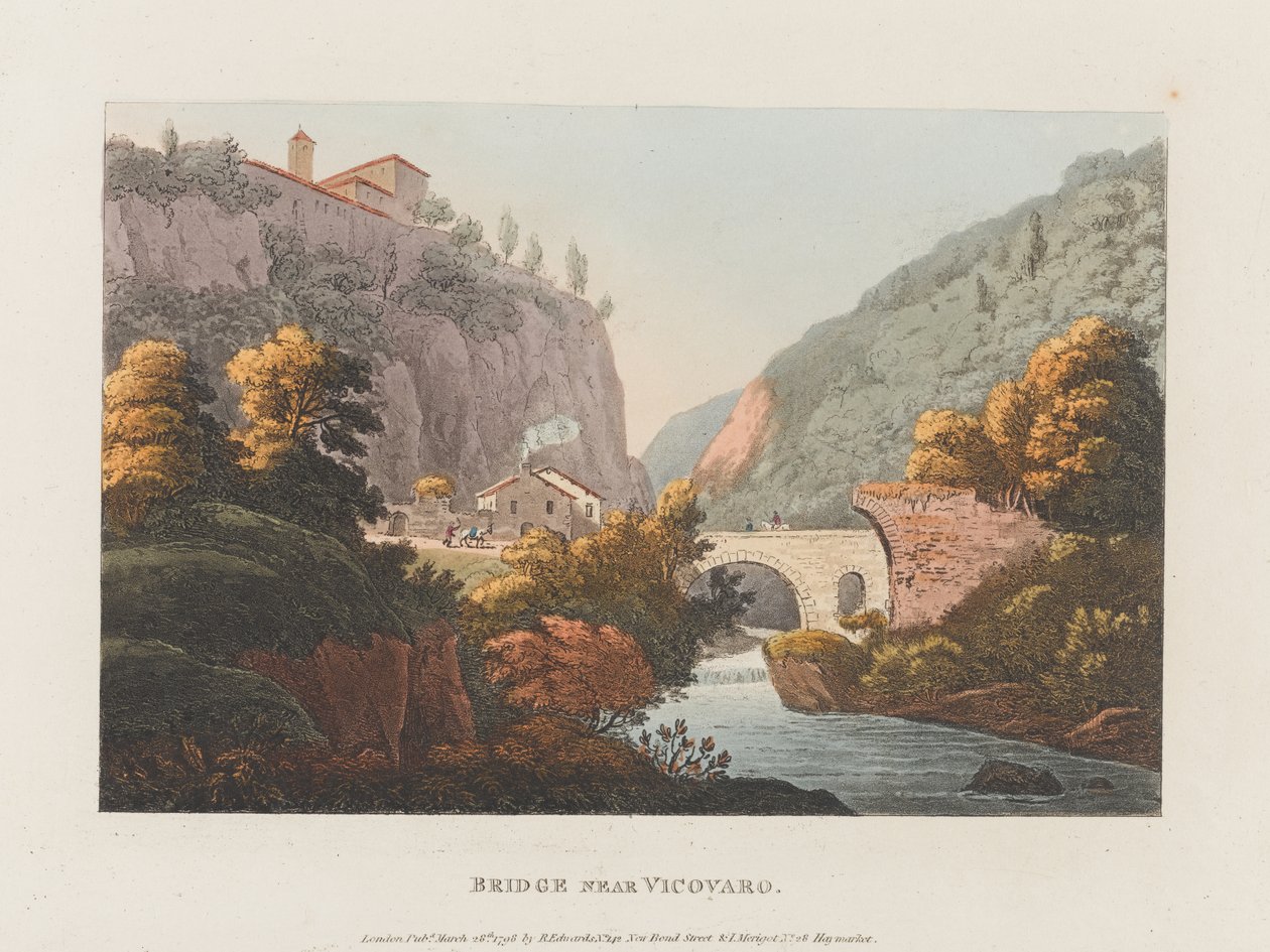 Pont près de Vicovaro - J. Merigot
