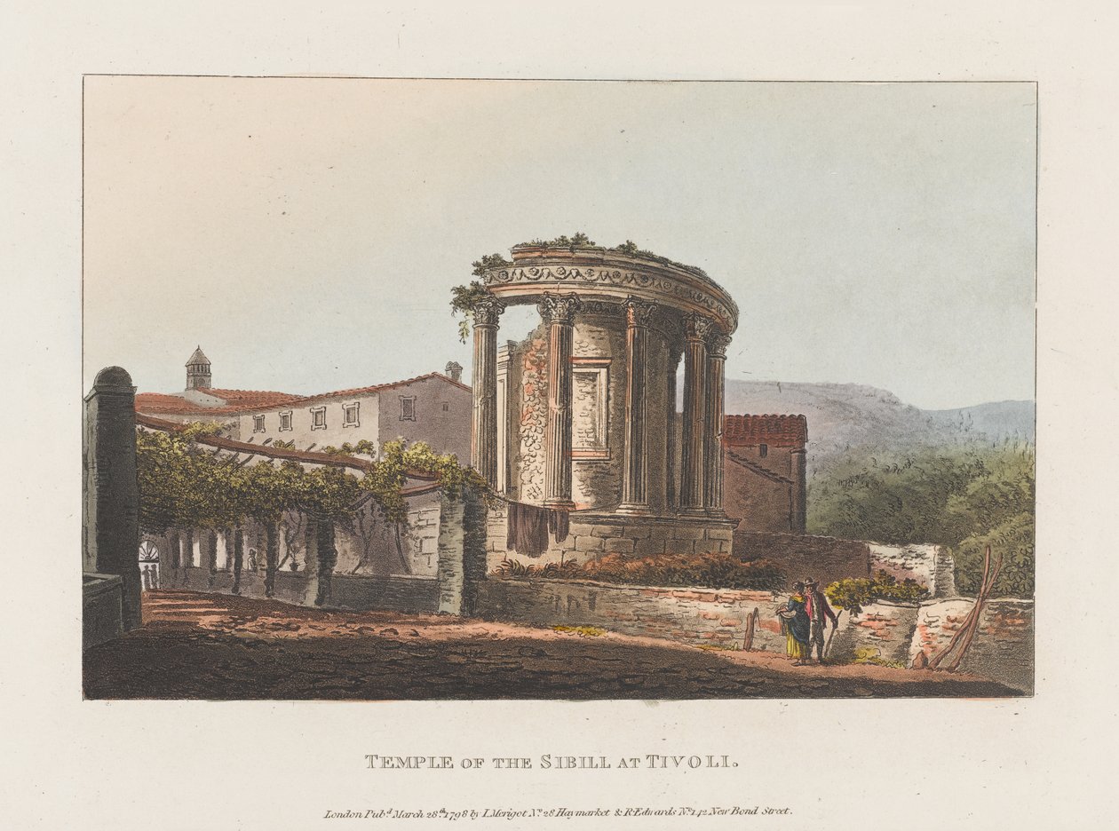 Temple de la Sibylle à Tivoli - J. Merigot