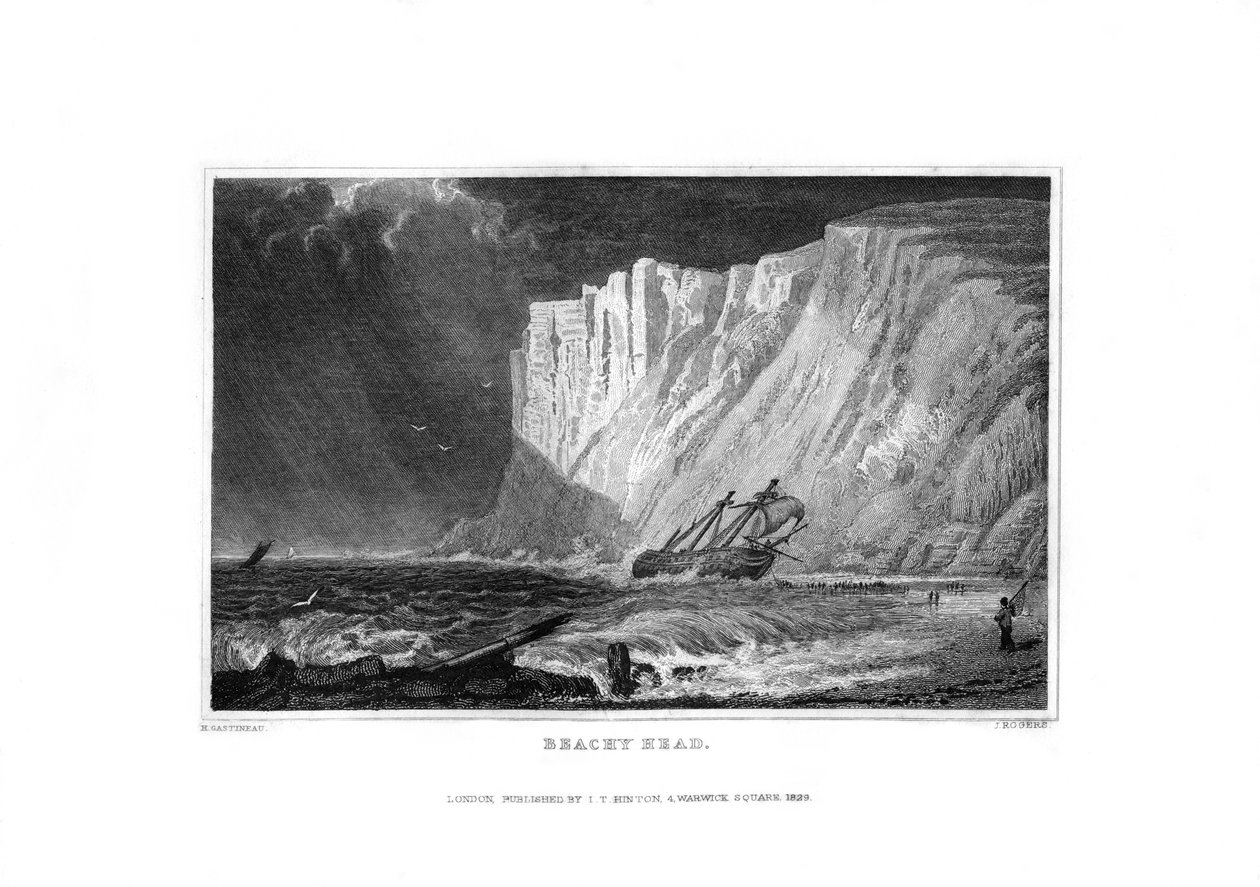 Beachy Head, East Sussex, 1829 - J. Rogers