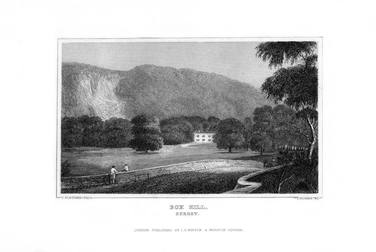 Box Hill, Surrey, 1829 - J. Rogers