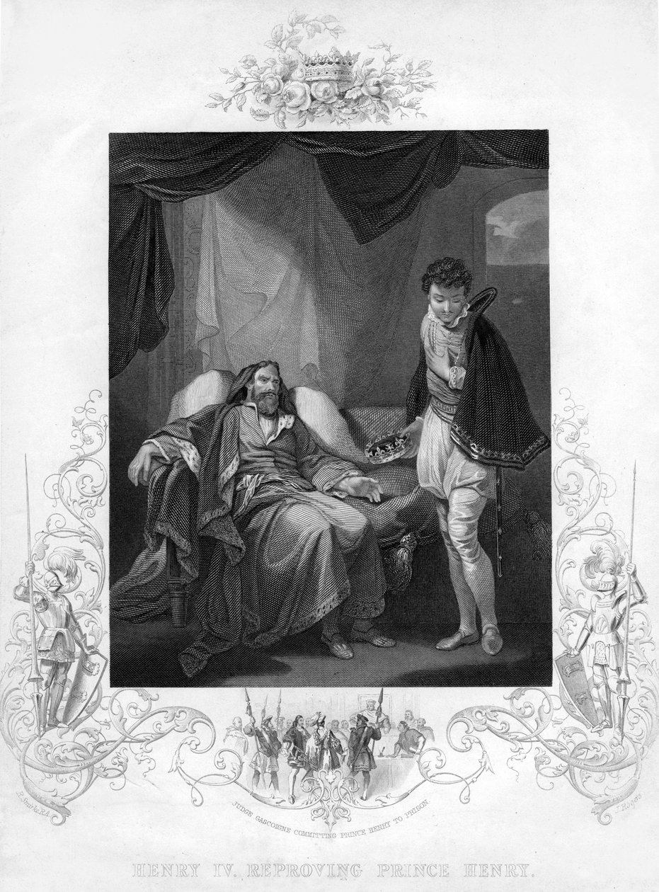 Henri IV réprimandant le prince Henri - J. Rogers