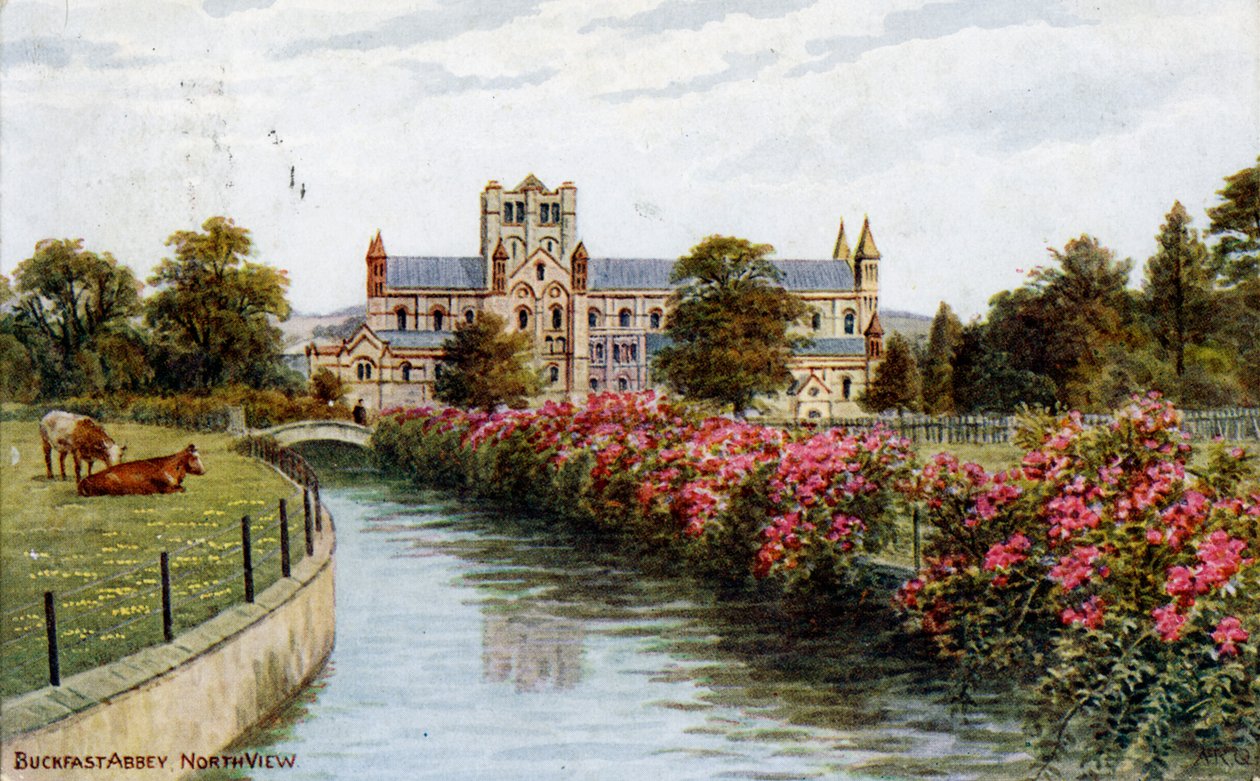 Abbaye de Buckfast, vue du nord, Devon - J Salmon