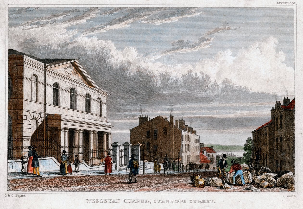 Chapelle Wesleyenne, Stanhope Street, Londres, 1830 - J. Smith