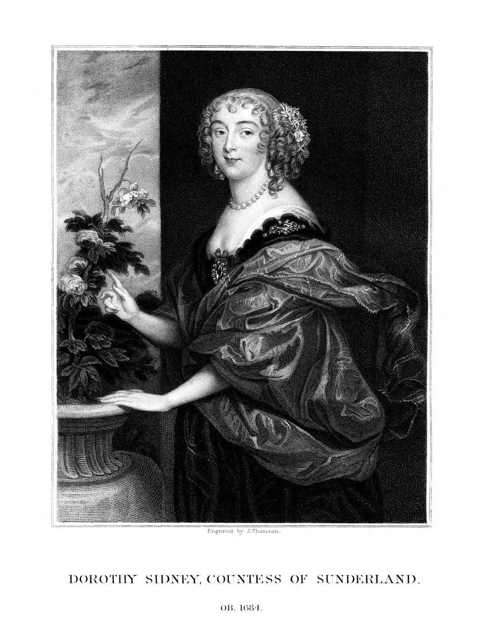 Dorothy Spencer, Comtesse de Sunderland, 1823 - J. Thomson