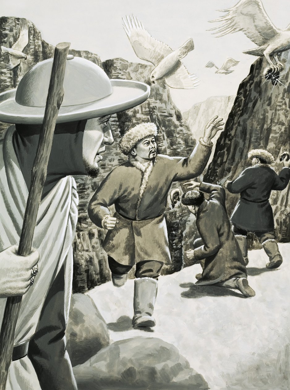 Soldats chinois ( ) non identifiés attaqués par des oiseaux - Jack Keay