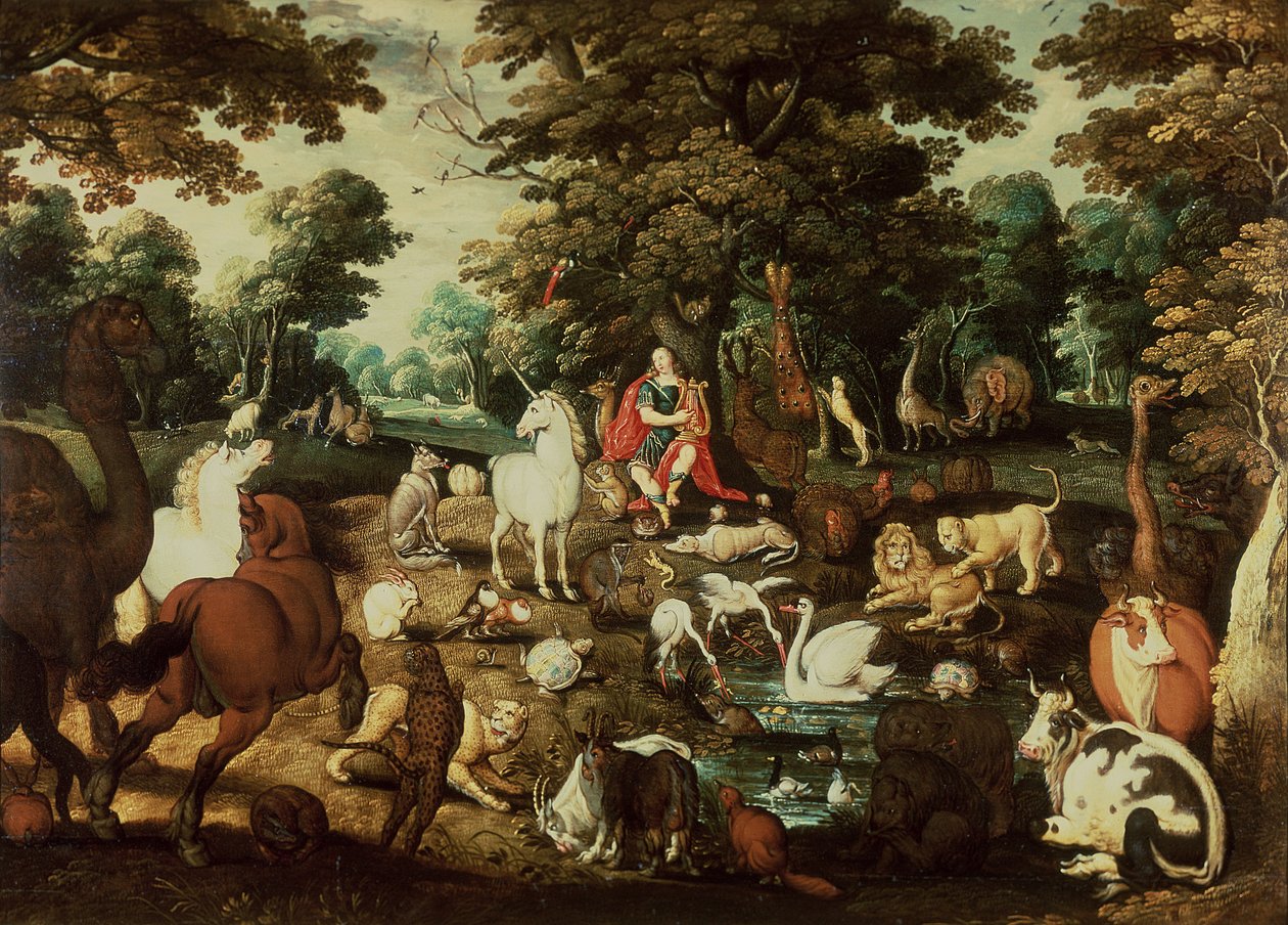 Orphée charmant les animaux - Jacob Bouttats