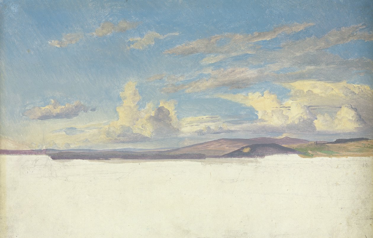 Étude de nuages, c.1830 - Jacob Gensler