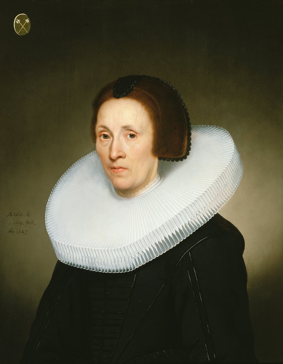 Portrait de Johanna van Diemen, âgée de 61 ans, 1647 - Jacob Gerritsz Cuyp